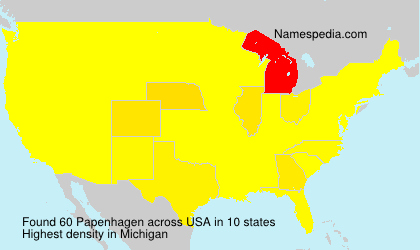 Surname Papenhagen in USA Surname Papenhagen in USA