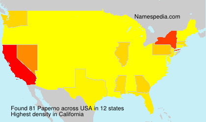 Surname Paperno in USA Surname Paperno in USA