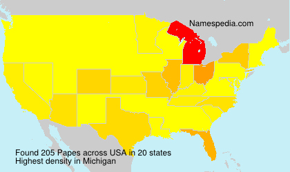 Surname Papes in USA Surname Papes in USA