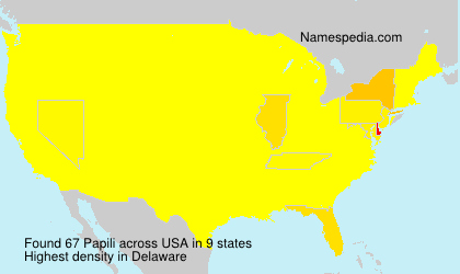 Surname Papili in USA Surname Papili in USA