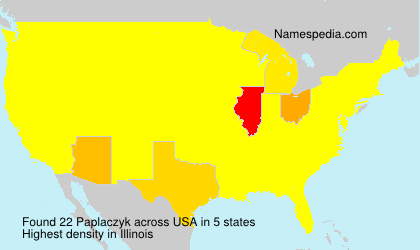 Surname Paplaczyk in USA Surname Paplaczyk in USA