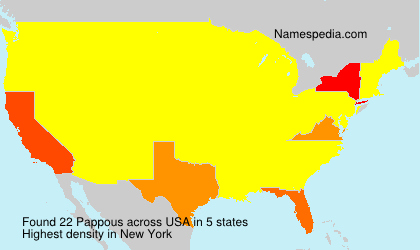 Surname Pappous in USA Surname Pappous in USA