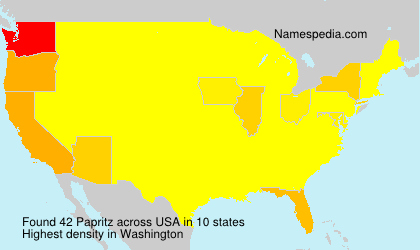 Surname Papritz in USA Surname Papritz in USA
