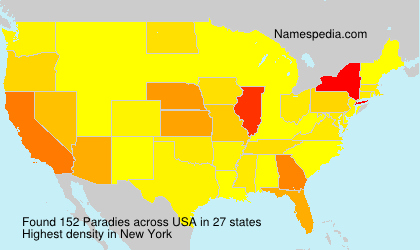 Surname Paradies in USA Surname Paradies in USA