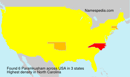 Surname Paramkusham in USA Surname Paramkusham in USA