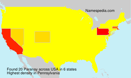Surname Paranay in USA Surname Paranay in USA