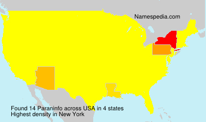Surname Paraninfo in USA Surname Paraninfo in USA