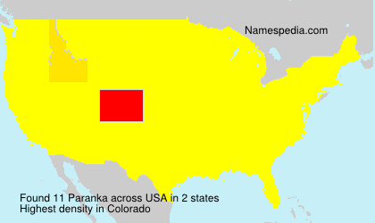 Surname Paranka in USA Surname Paranka in USA
