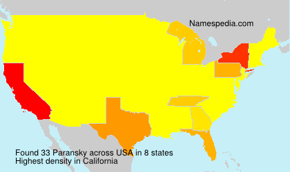 Surname Paransky in USA Surname Paransky in USA