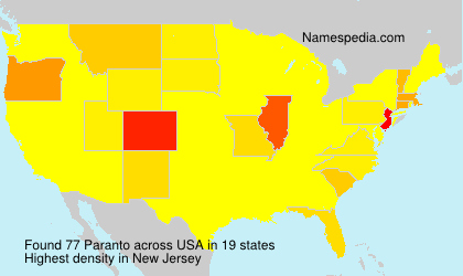 Surname Paranto in USA Surname Paranto in USA