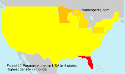 Surname Paraschuk in USA Surname Paraschuk in USA