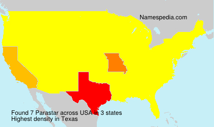 Surname Parastar in USA Surname Parastar in USA