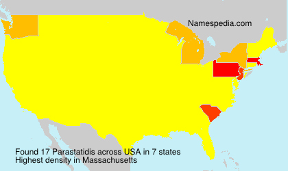 Surname Parastatidis in USA Surname Parastatidis in USA