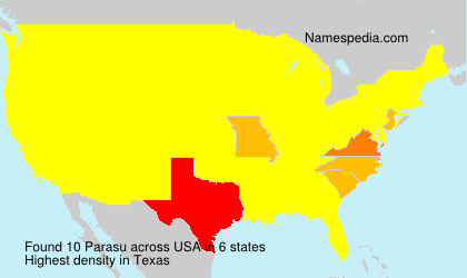 Surname Parasu in USA Surname Parasu in USA