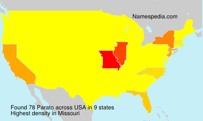 Surname Parato in USA Surname Parato in USA