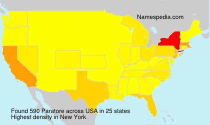 Surname Paratore in USA Surname Paratore in USA