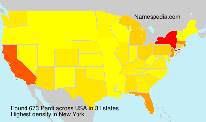Surname Pardi in USA Surname Pardi in USA