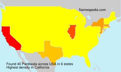 Surname Pardiwala in USA Surname Pardiwala in USA