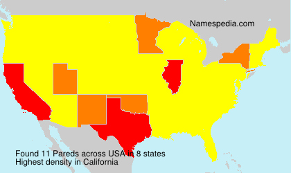 Surname Pareds in USA Surname Pareds in USA