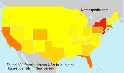 Surname Parella in USA Surname Parella in USA