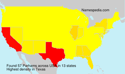 Surname Parhams in USA Surname Parhams in USA