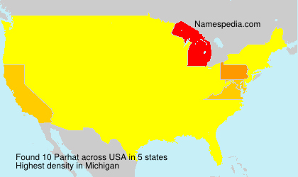 Surname Parhat in USA Surname Parhat in USA
