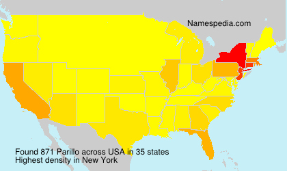 Surname Parillo in USA
