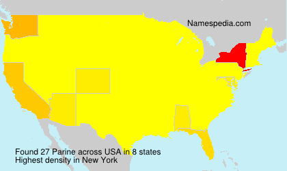 Surname Parine in USA