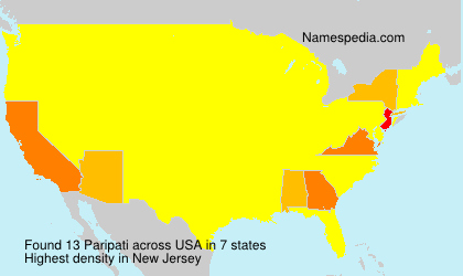 Surname Paripati in USA Surname Paripati in USA
