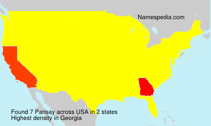 Surname Parisay in USA Surname Parisay in USA
