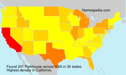 Surname Parkhouse in USA Surname Parkhouse in USA