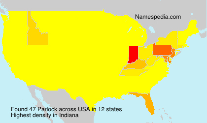 Surname Parlock in USA Surname Parlock in USA