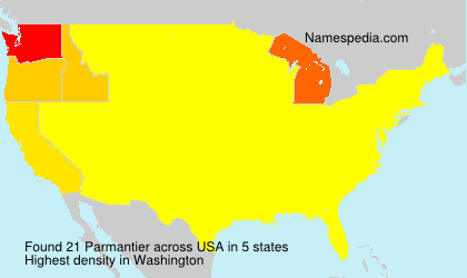 Surname Parmantier in USA Surname Parmantier in USA