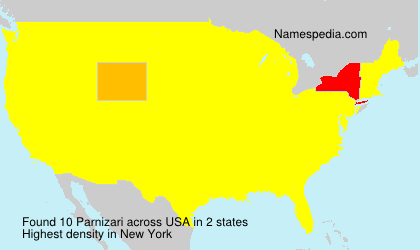 Surname Parnizari in USA