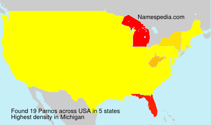 Surname Parnos in USA Surname Parnos in USA