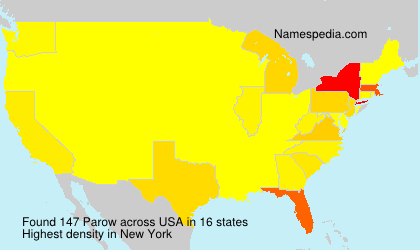 Surname Parow in USA Surname Parow in USA