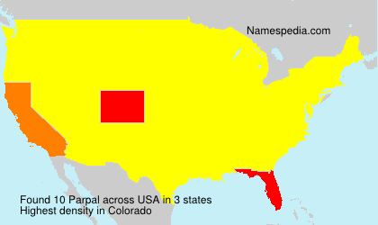 Surname Parpal in USA Surname Parpal in USA