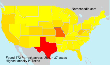 Surname Parrack in USA Surname Parrack in USA