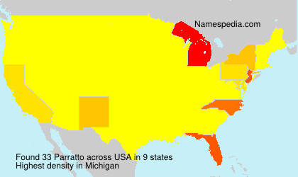 Surname Parratto in USA Surname Parratto in USA