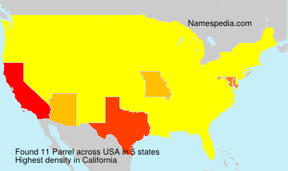 Surname Parrel in USA Surname Parrel in USA