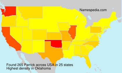 Surname Parrick in USA Surname Parrick in USA