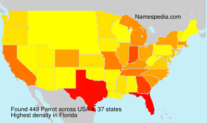 Surname Parrot in USA Surname Parrot in USA