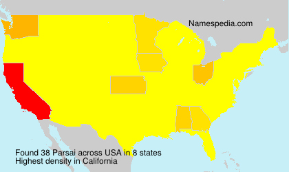 Surname Parsai in USA Surname Parsai in USA
