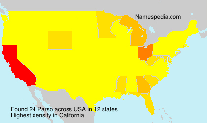Surname Parso in USA Surname Parso in USA