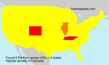 Surname Parthen in USA Surname Parthen in USA