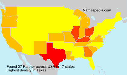 Surname Parther in USA Surname Parther in USA