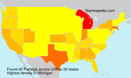 Surname Partidge in USA Surname Partidge in USA