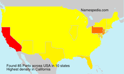 Surname Parto in USA Surname Parto in USA