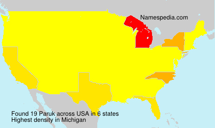 Surname Paruk in USA Surname Paruk in USA
