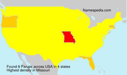 Surname Parups in USA Surname Parups in USA